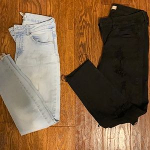 BUNDLE of 2 Skinny Jeans